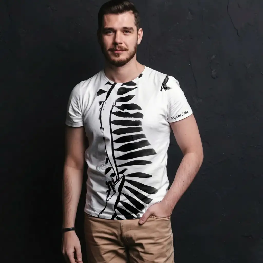 [PSY-COE-WHT-S] Curves of Ecstasy T-Shirt (White, S)