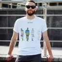 The Linear Beings Embroidered T-Shirt