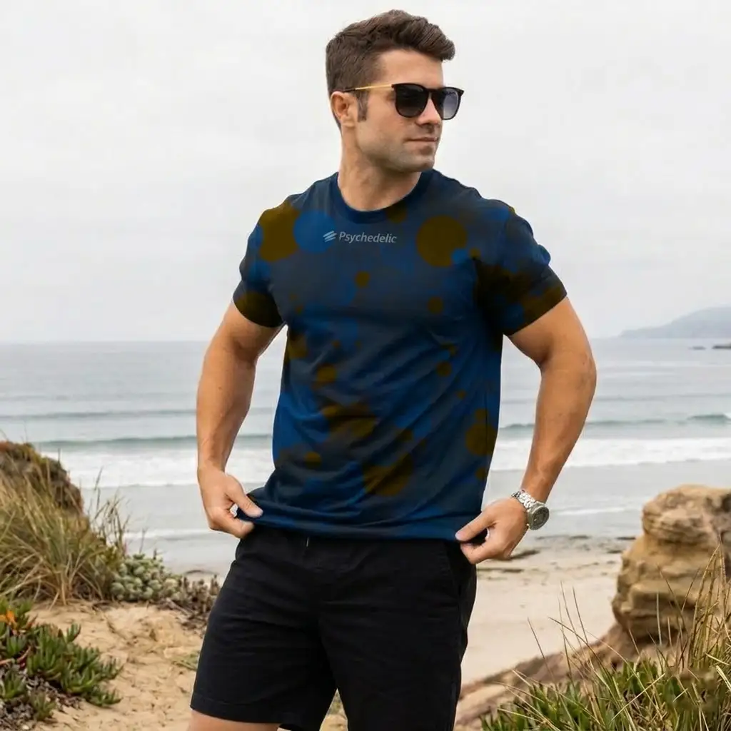 [PSY-THE-BLU-S] The Holiday T-Shirt (S, Blue)