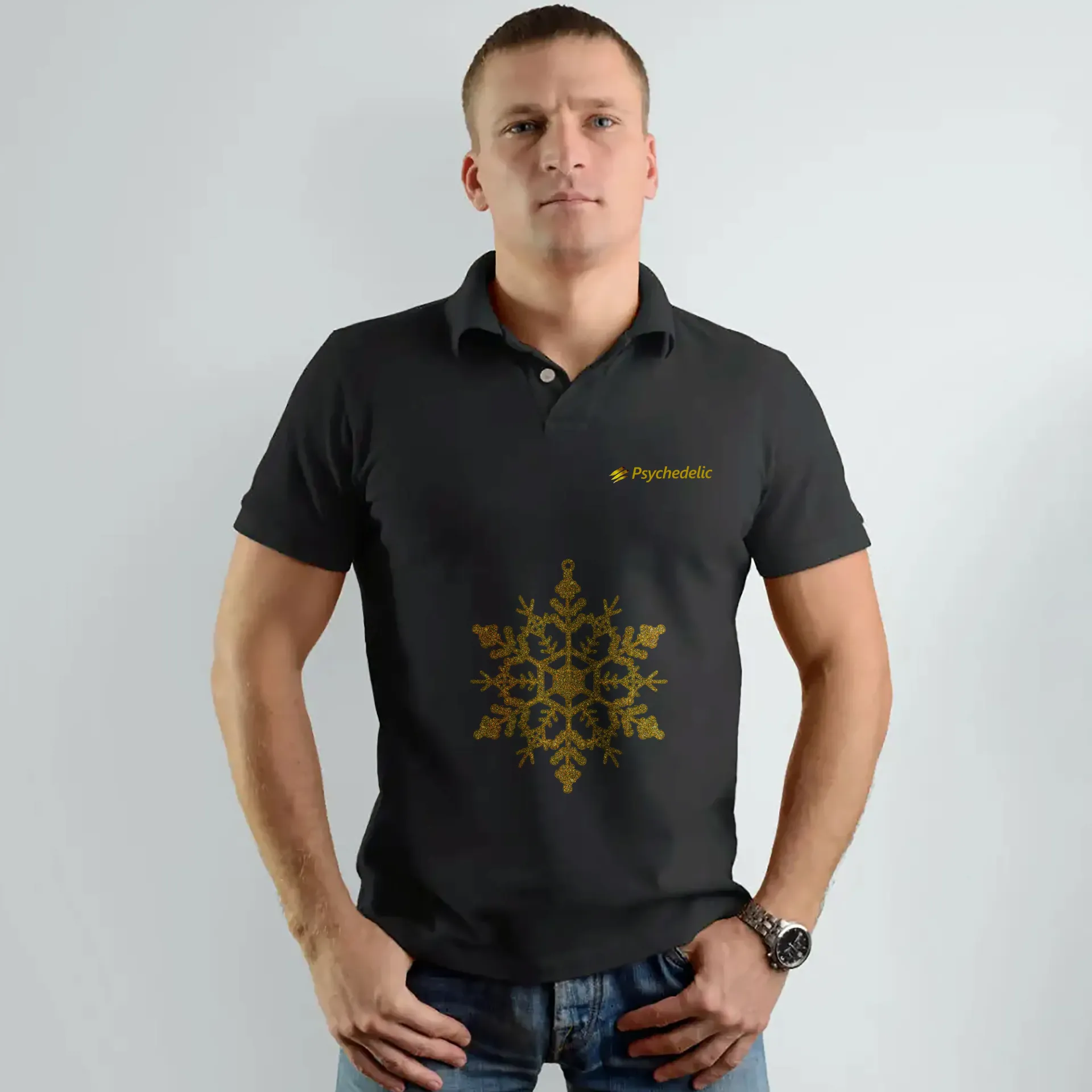 [PSY-IP2-BLK-S] Ixora Polo T-Shirt 2.0 (Black, S)