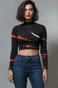 The Photon Energy Long-Sleeved Crop Top