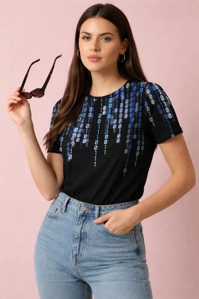 [PSY-TBT-NOS-S] The Binary T-shirt Top (S)