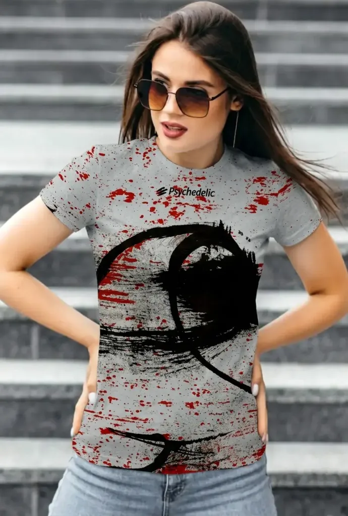 [PSY-TKE-NOS-S] The Kohl Eye T-Shirt Top (S)