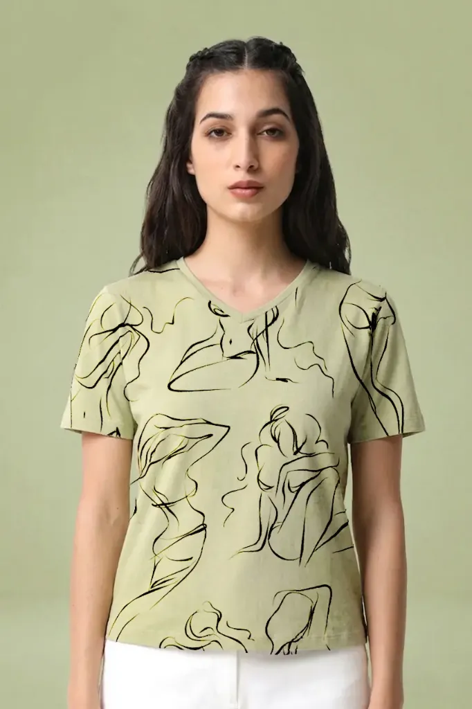 The Sketchbook T-Shirt Top