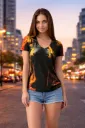 The Daring Colors T-Shirt Top
