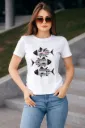 The Fishes Embroidered T-Shirt Top