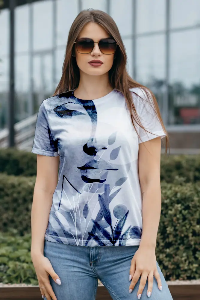 The Poetic Blues T-Shirt Top
