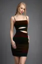 The Aurora Velvet Cut Out Dress