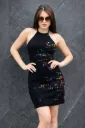 The Dot Code Bodycon Dress
