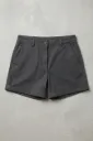 PSY Charcoal Twill Cuffed Shorts