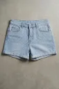 PSY Pinstripe Denim Shorts