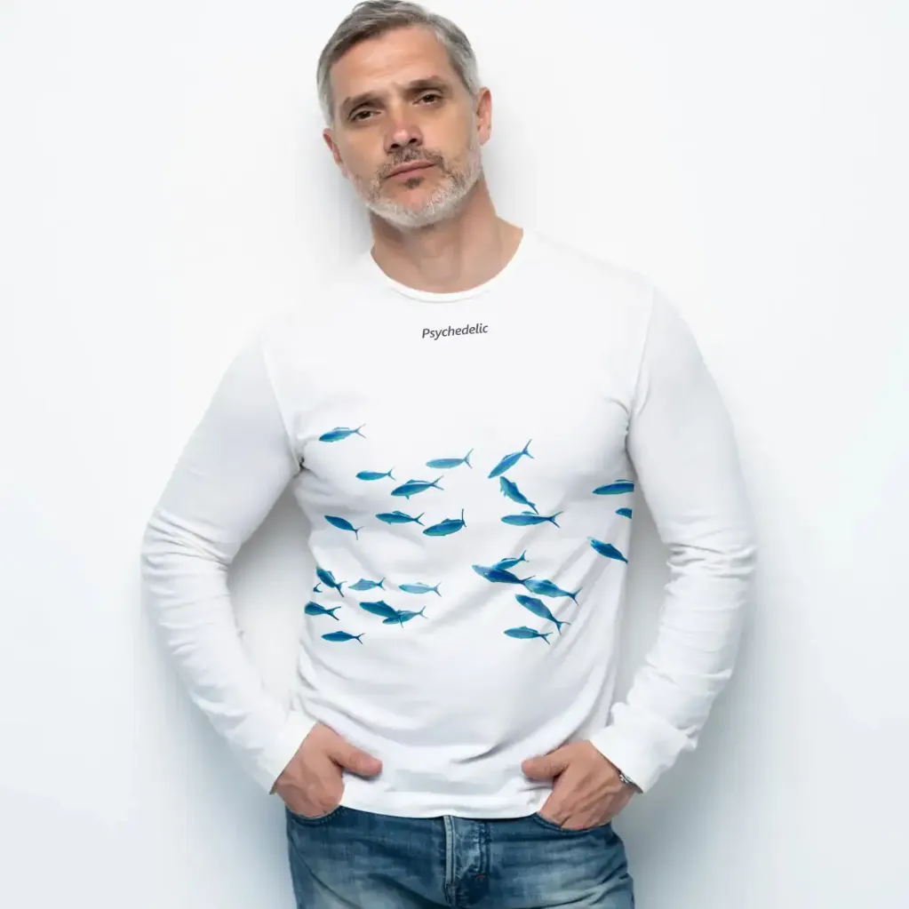 Aqua Full Sleeve T-Shirt