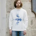 Blue Butterfly Sweatshirt