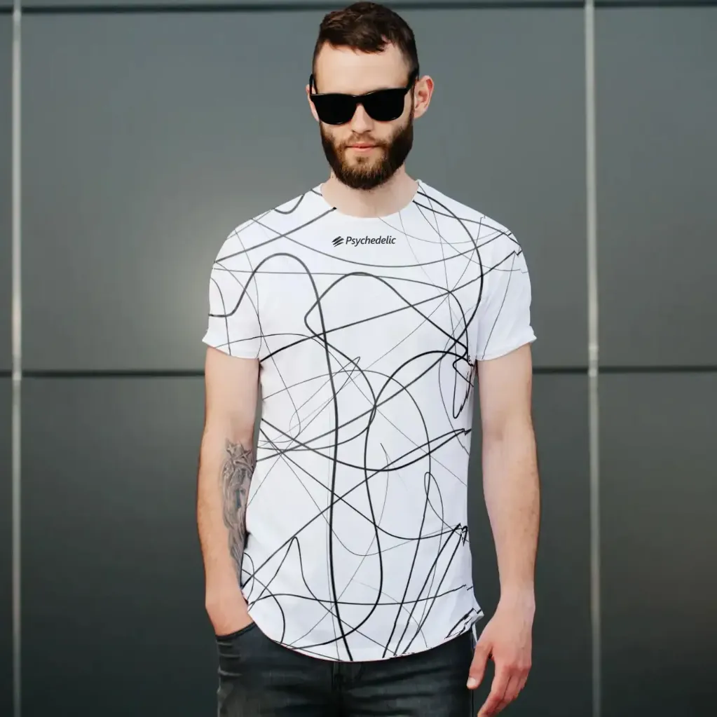 [PSY-THE-WHT-S] The Scribble T-Shirt (White, S)